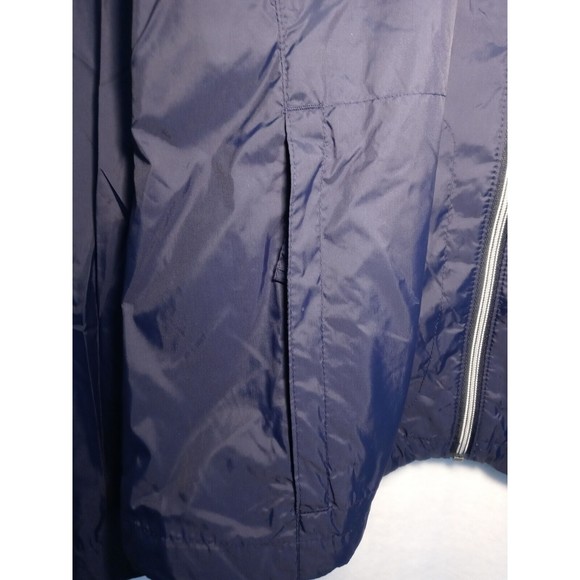COLUMBIA Switchback™ III  Rain Jacket Navy Blue Hood Pockets Size L - Picture 3 of 16